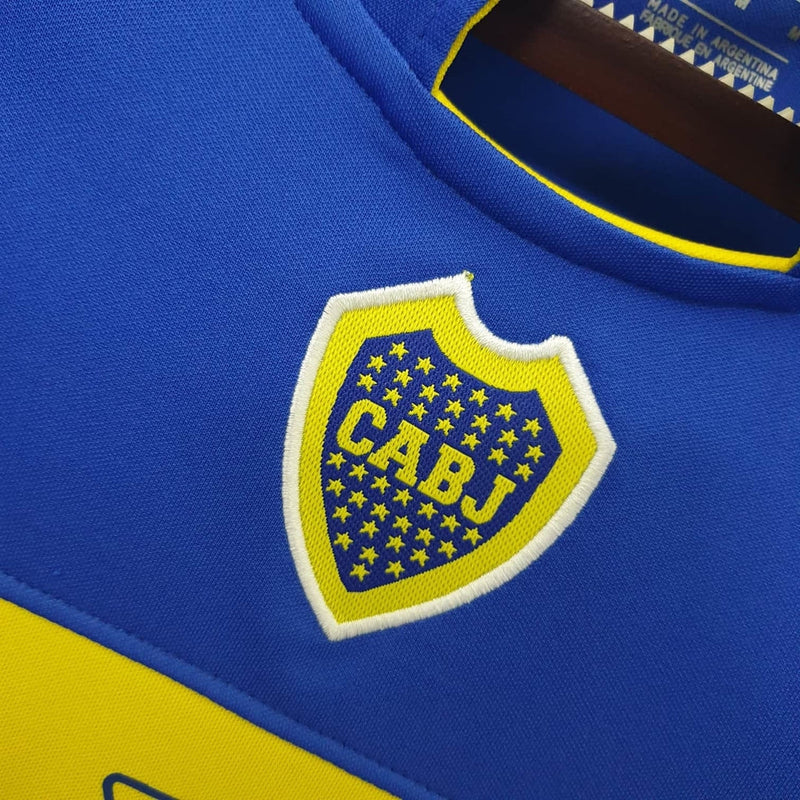 Camisola Boca Juniors Retrô 2005 Azul e Amarela -