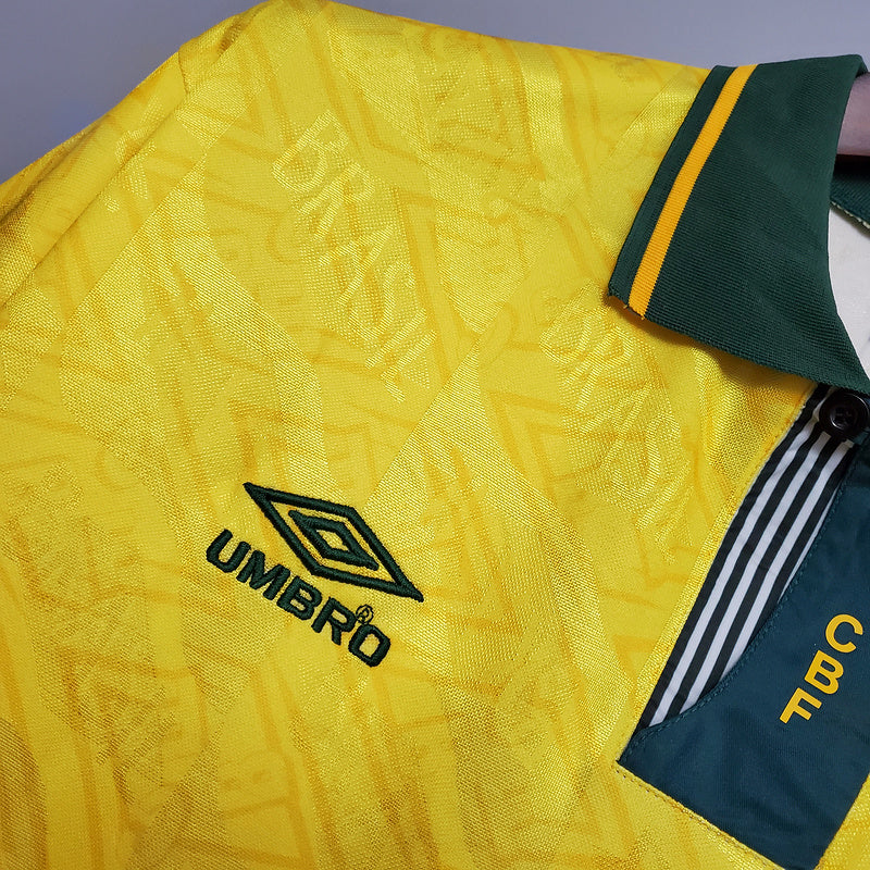 Camisola Seleção Brasileira Retrô 1991/1993 Amarela -