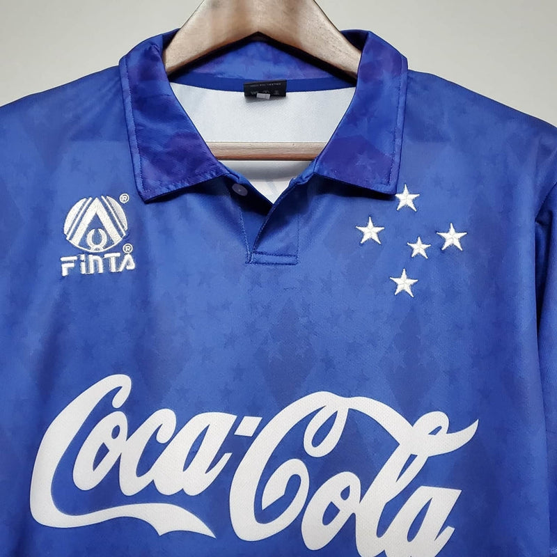 Camisola Cruzeiro Retrô 1993/1994 Azul - Finta