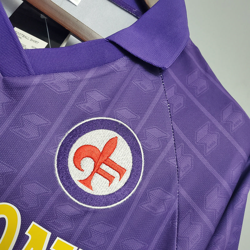 Camisola Fiorentina Retrô 1989/1990 Roxa - ABM