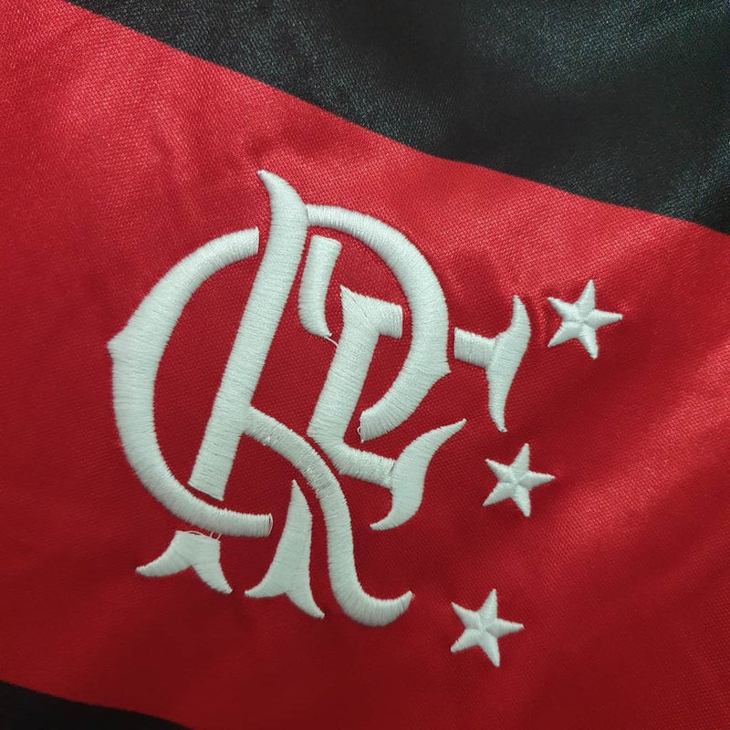 Camisola Flamengo Retrô 1990 Vermelha e Preta -