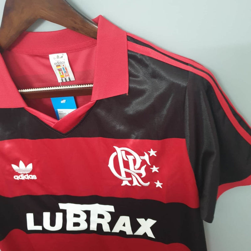 Camisola Flamengo Retrô 1990 Vermelha e Preta -