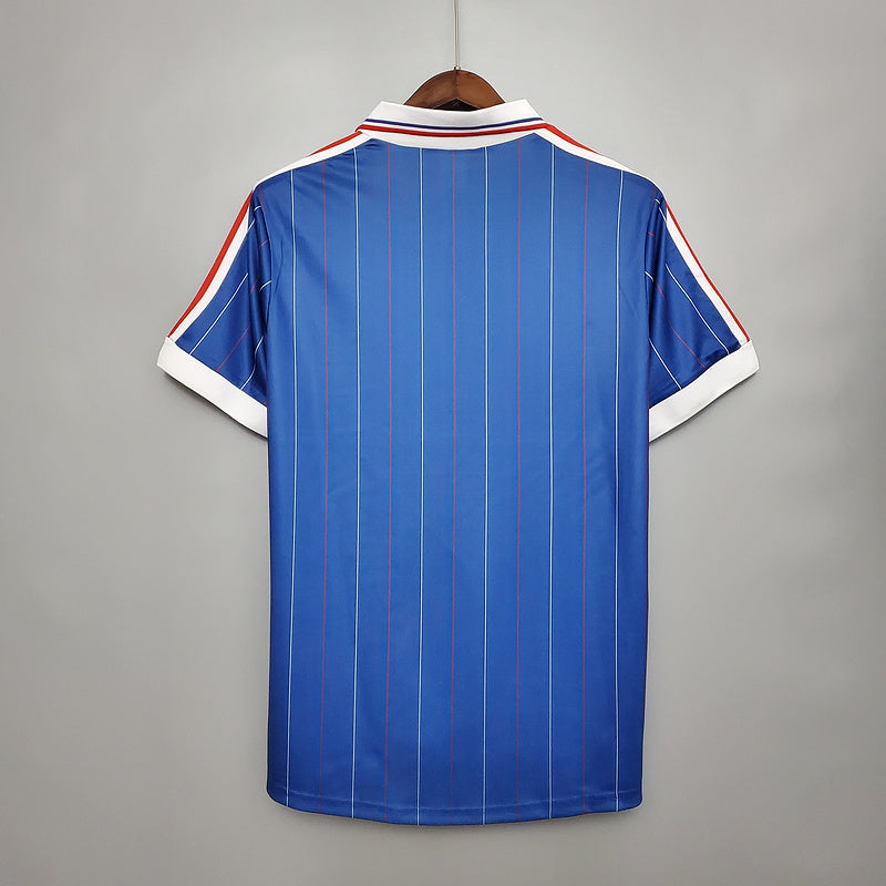 Camisola França Retrô 1982 - Azul