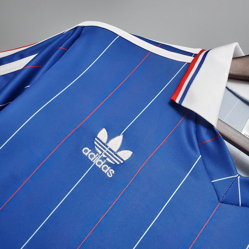 Camisola França Retrô 1982 - Azul