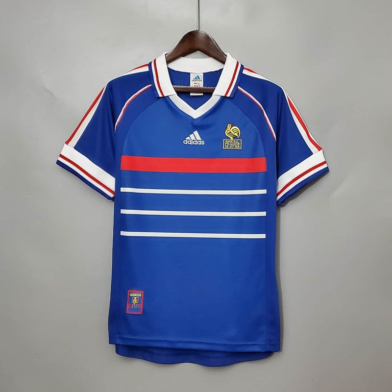 Camisola França Retrô 1998 - Azul