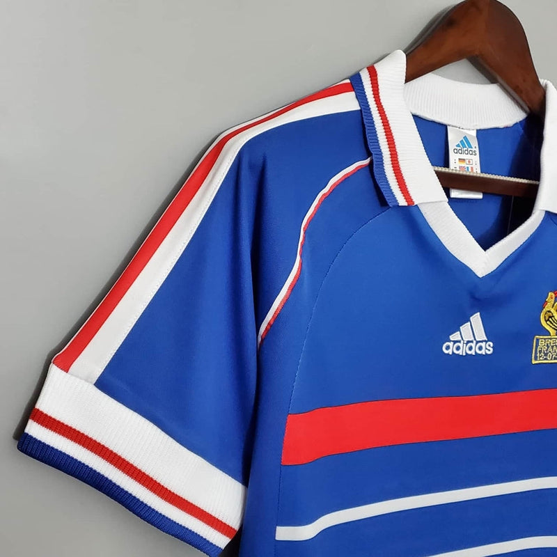 Camisola França Retrô 1998 - Azul