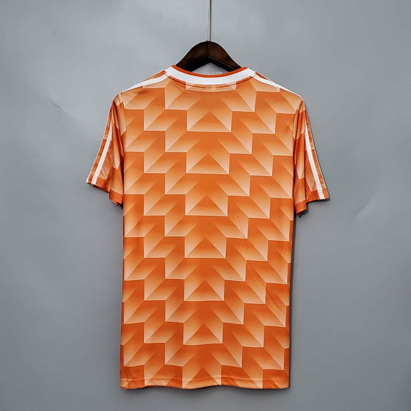 Camisola Holanda Retrô 1988 - Laranja