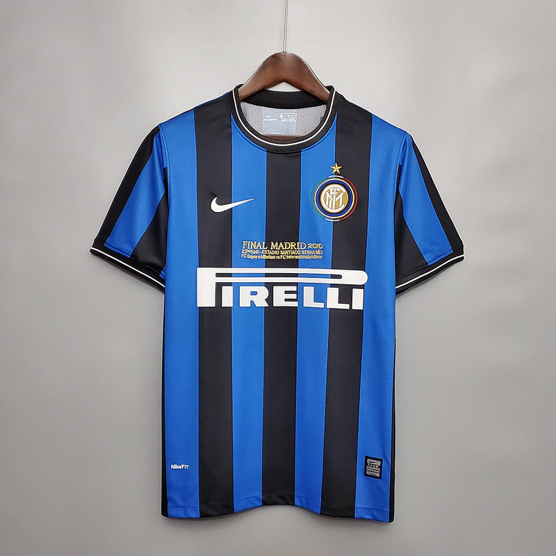 Camisola Inter de Milão Retrô 2010 - Azul e Preta