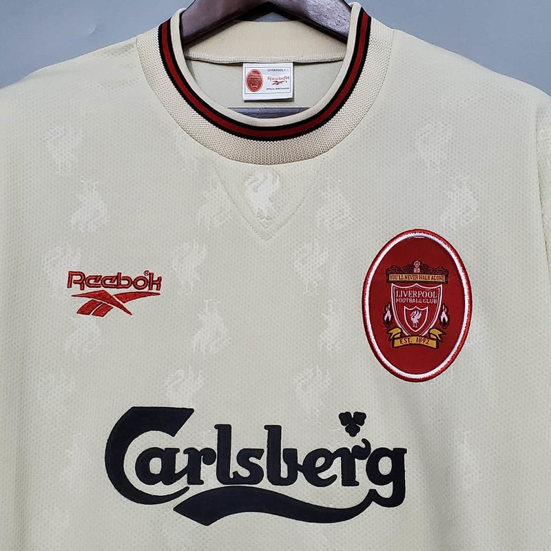 Camisola Liverpool Retrô 1996/1997 Branca - Reebok