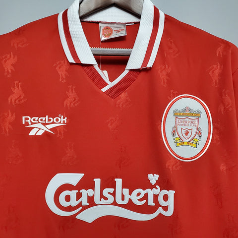 Camisola Liverpool Retrô 1996/1997 Vermelha - Reebok