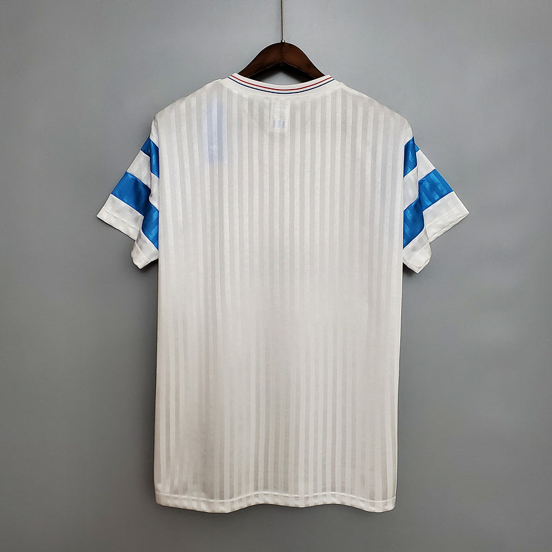 Camisola Marseille Retrô 1990 Branca -