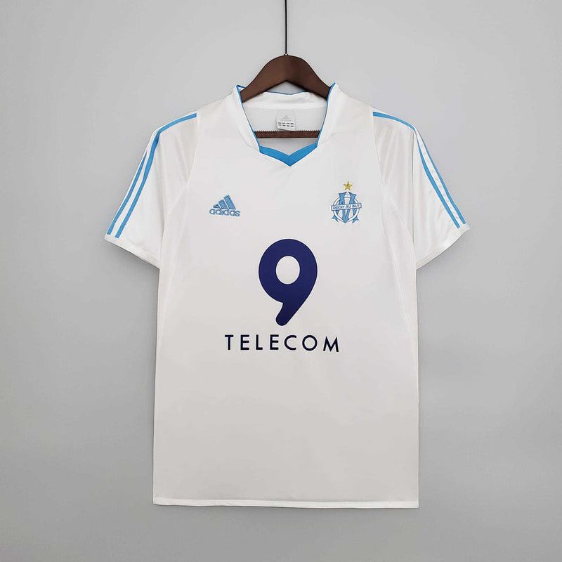 Camisola Marseille Retrô 2002/2003 Branca -