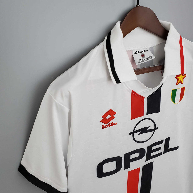 Camisola AC Milan Retrô 1995/1997 Branca - Lotto