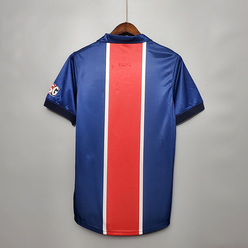 Camisola PSG Retrô 1998/1999 - Azul e Vermelha