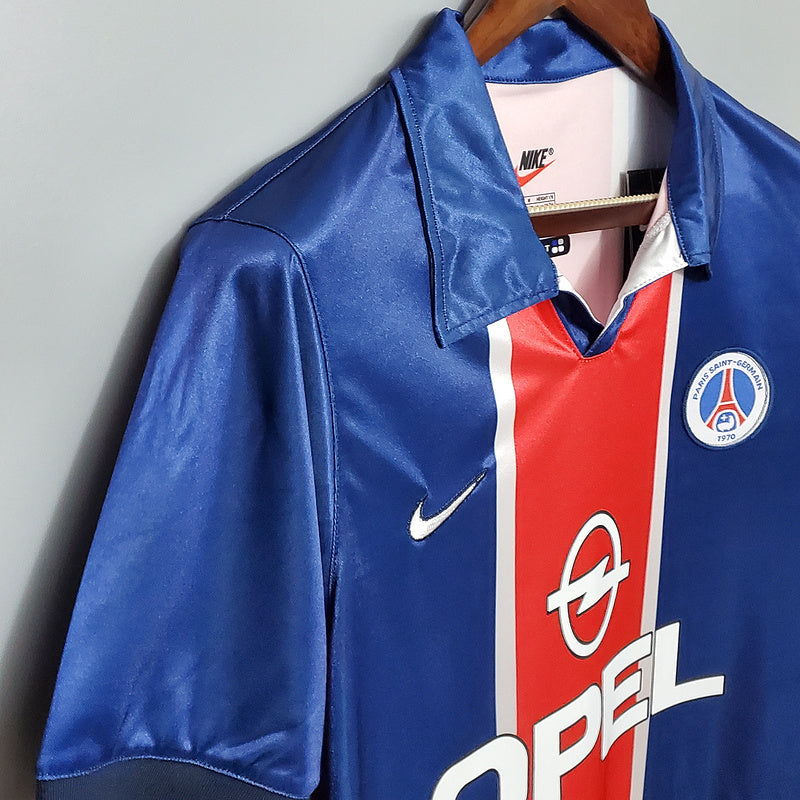 Camisola PSG Retrô 1998/1999 - Azul e Vermelha