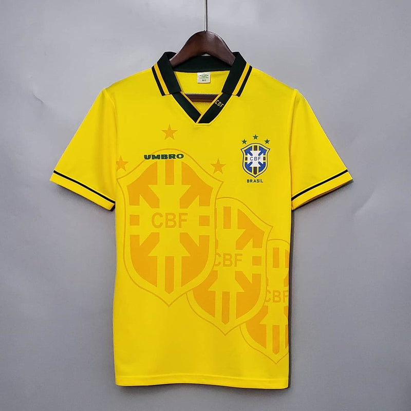 Camisola Seleção Brasileira Retrô 1993/1994 Amarela -