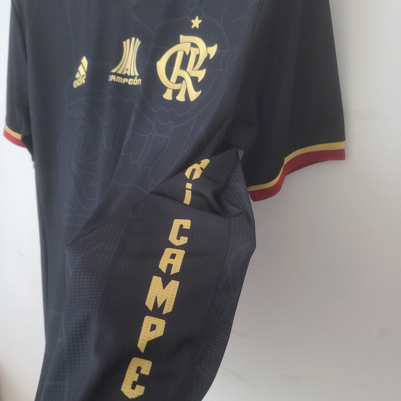 Camisola Flamengo [Tri Campeão] 23/24 - Preto