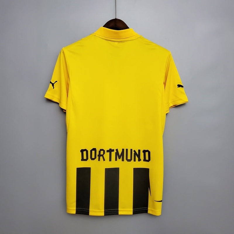 Camisola Borussia Dortmund Retrô 12/13 Amarela e Preta