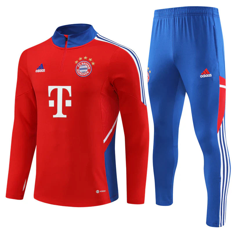 Fato de Treino Bayern de Munique 23/24 Vermelho e Azul