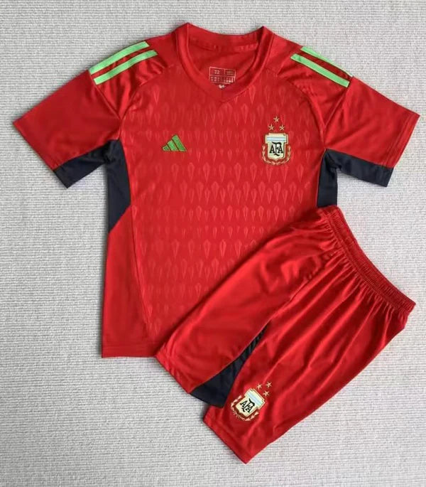 Kit Infantil Argentina Guarda Redes 23/24 - Vermelho