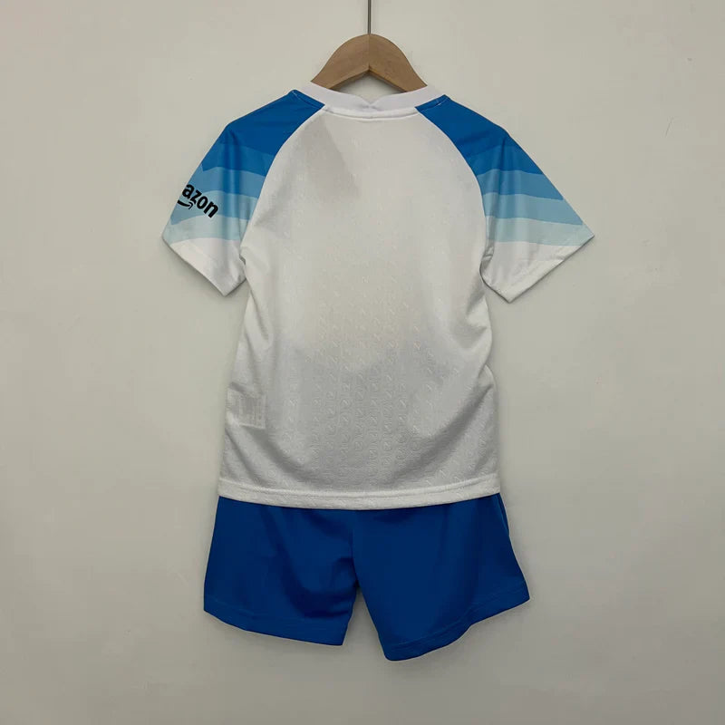 Kit Infantil Napoli II 23/24 - Azul e Branco