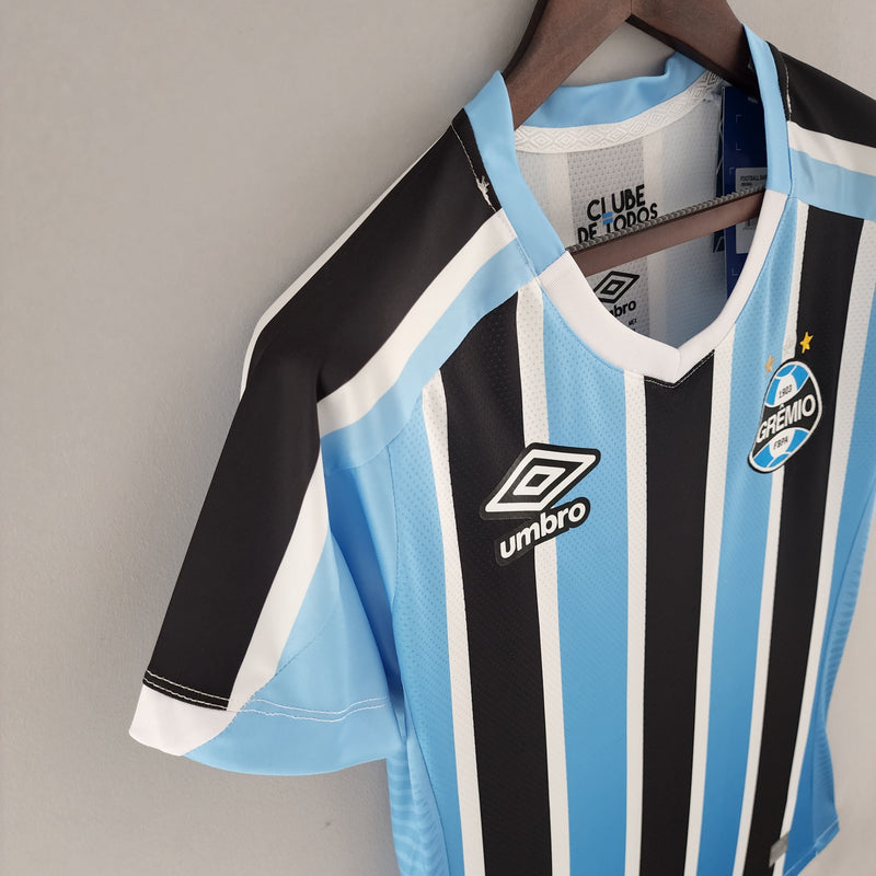 Camisola Feminina Grêmio I 22/23 - Azul