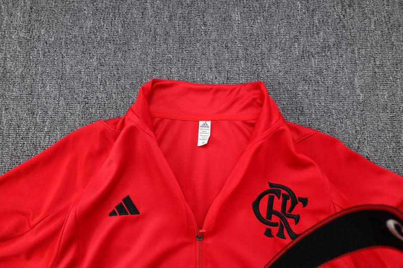 Fato de Treino Flamengo 23/24 - Vermelho Com Ziper