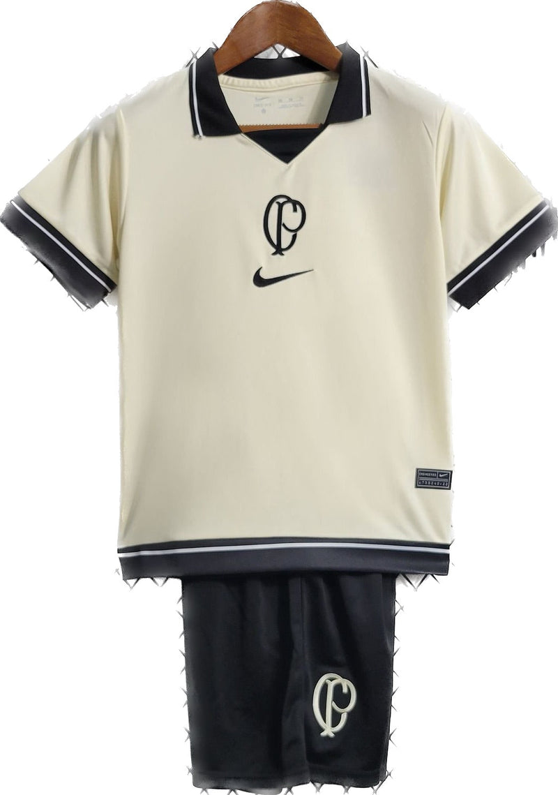 Kit Infantil Corinthians 23/24 - Preto e Branco