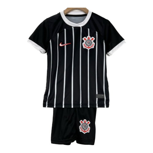 Kit Infantil Corinthians II 23/24 - Preto e Branco