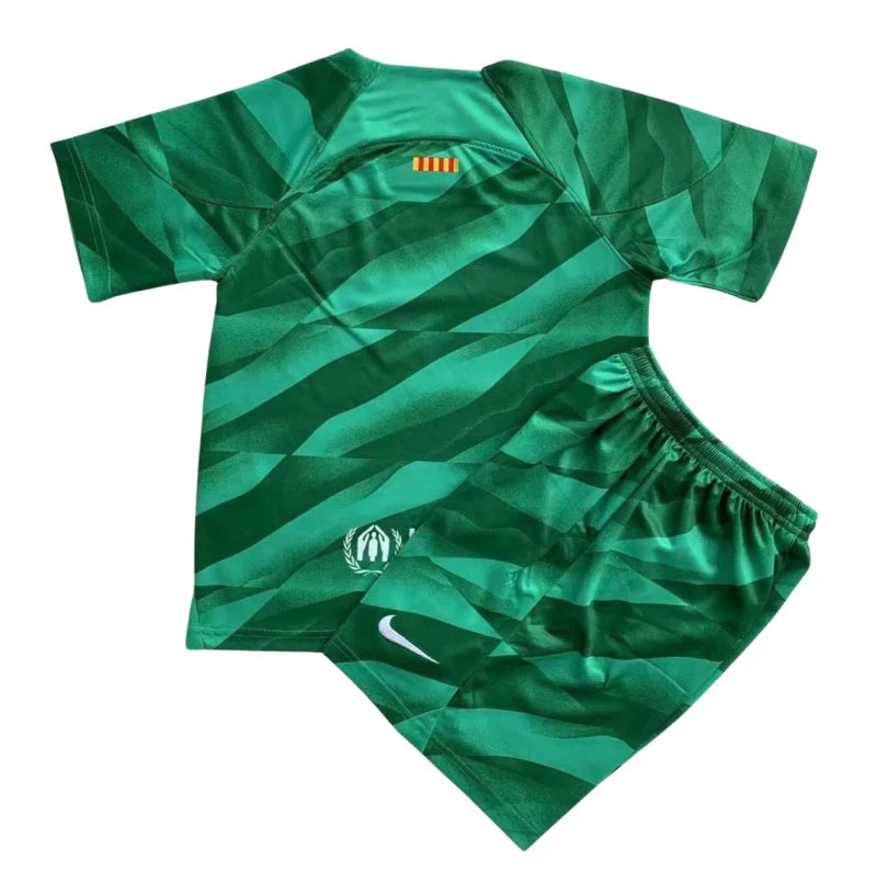 Kit Infantil Barcelona Guarda Redes 23/24 - Verde