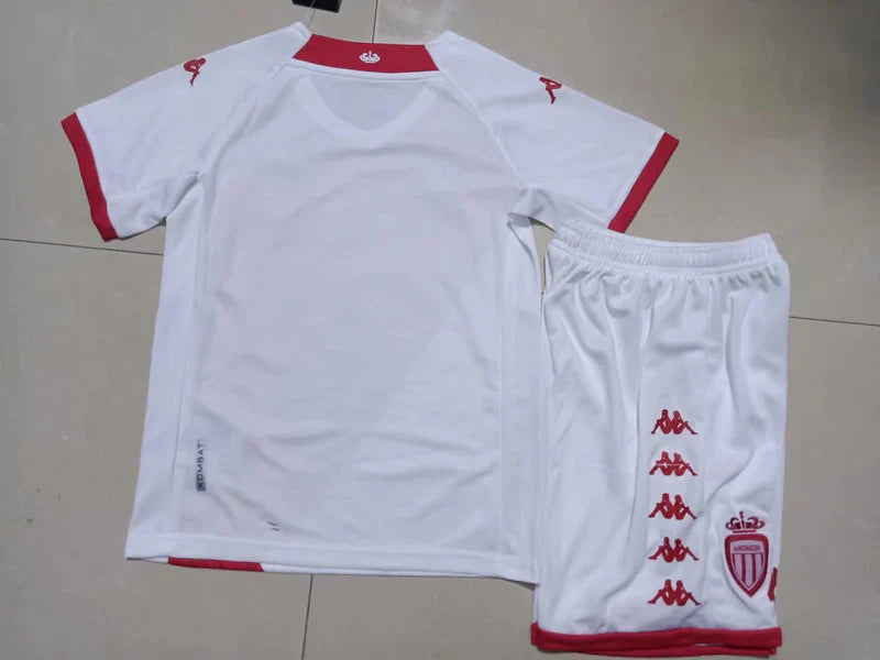 Kit Infantil Mónaco 22/23 - Vermelho e Branco