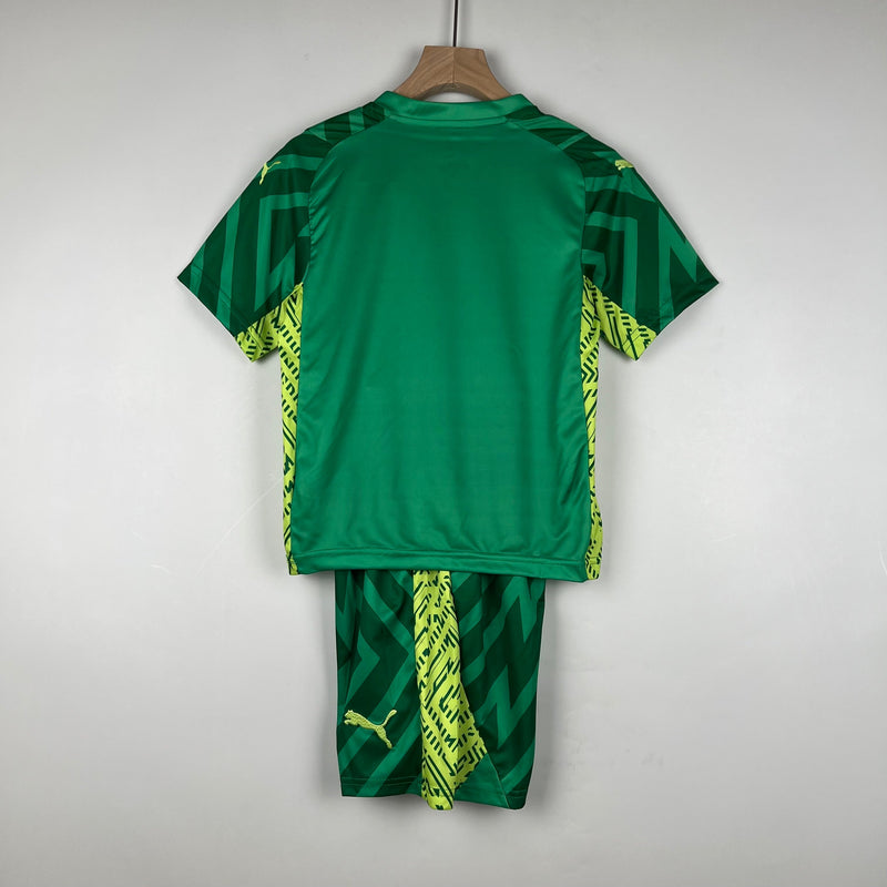 Kit Infantil Manchester City Guarda Redes 23/24 - Verde