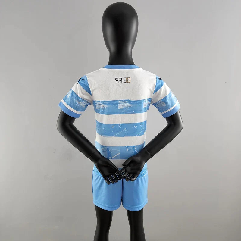 Kit Infantil Manchester City 22/23 - Azul e Branco