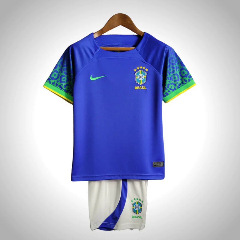 Kit Infantil Brasil 22/23 - Azul e Branco