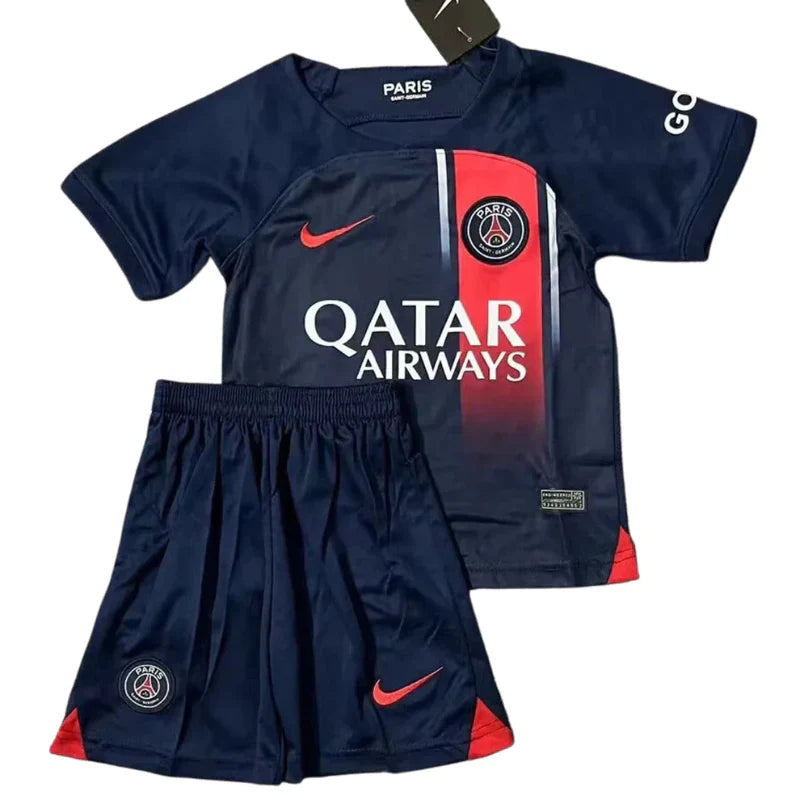 Kit Infantil PSG I 23/24 - Marinho e Vermelho