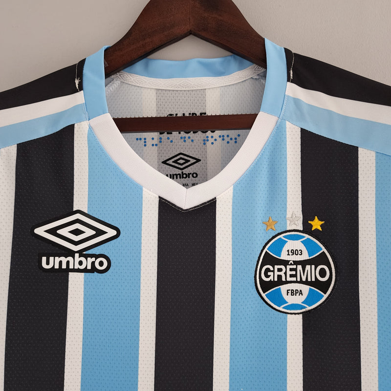 Camisola Feminina Grêmio I 22/23 - Azul