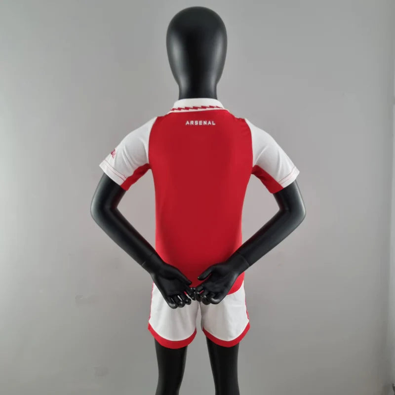 Kit Infantil Arsenal 22/23 - Vermelho e Branco