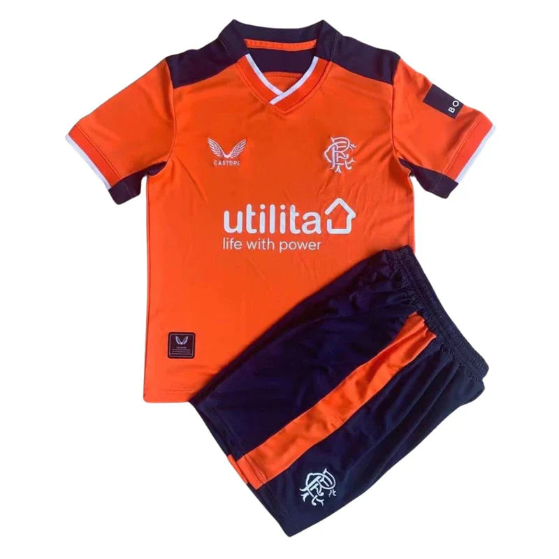 Kit Infantil Rangers 22/23 - Laranja e Preto