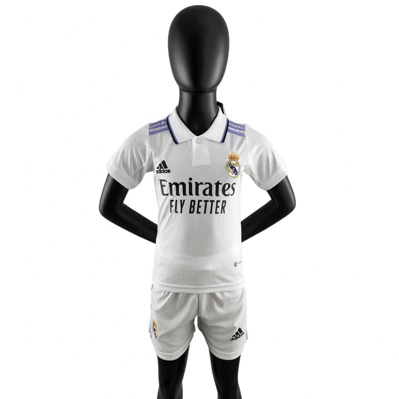 Kit Infantil Real Madri I 22/23 - Branco