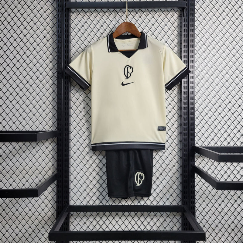 Kit Infantil Corinthians 23/24 - Preto e Branco