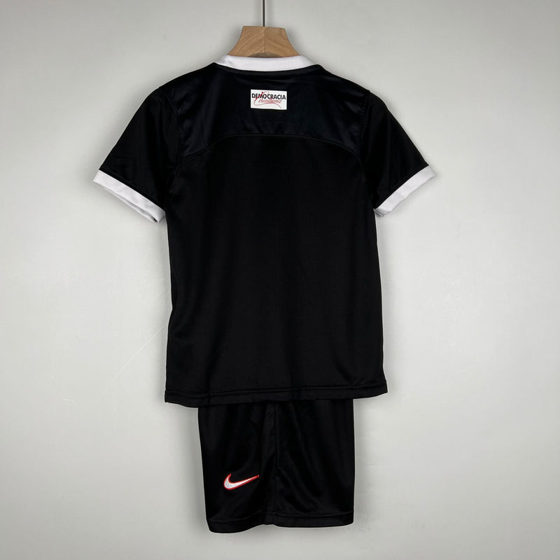 Kit Infantil Corinthians II 23/24 - Preto e Branco