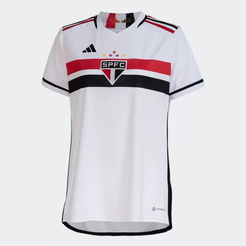 Camisola Feminina São Paulo I 23/24 - Branco