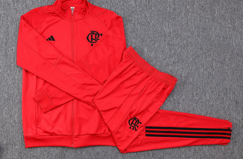 Fato de Treino Flamengo 23/24 - Vermelho Com Ziper