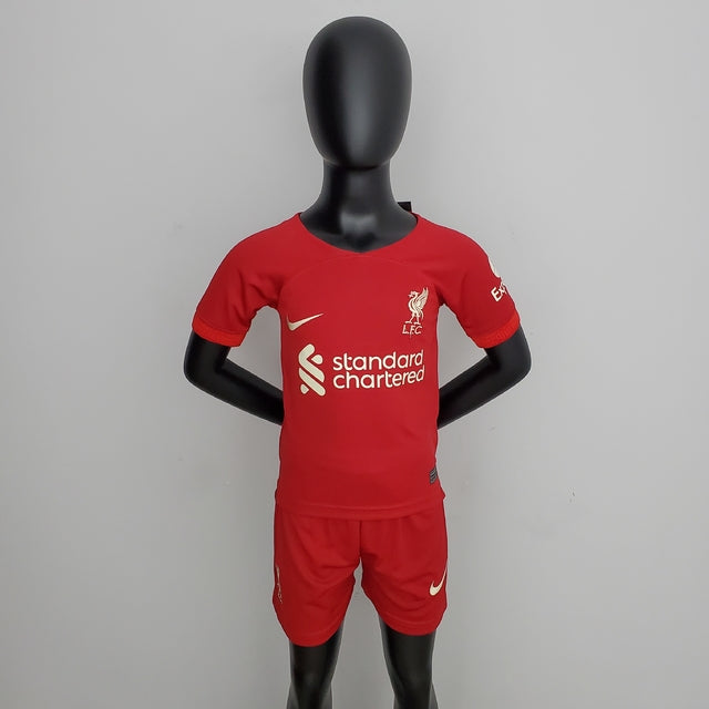 Kit Infantil Liverpool 22/23 - Vermelho