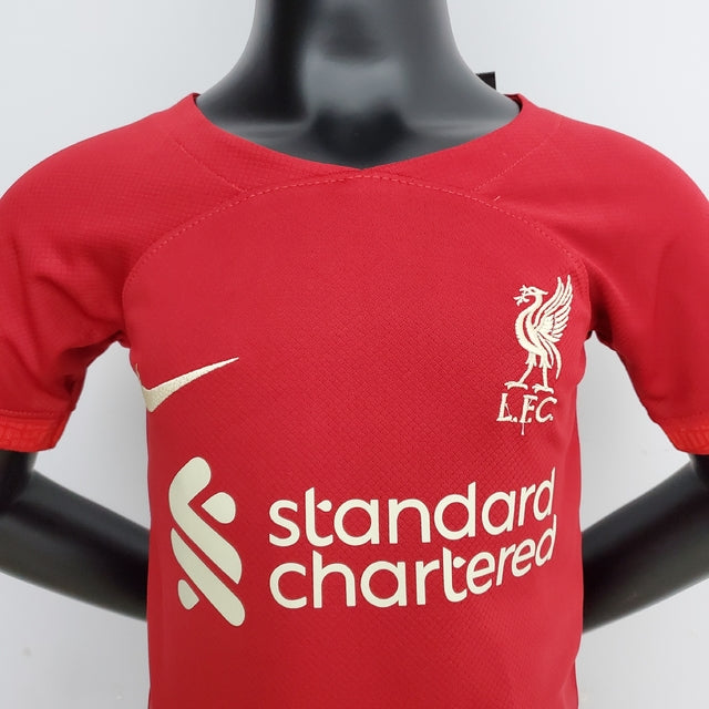 Kit Infantil Liverpool 22/23 - Vermelho