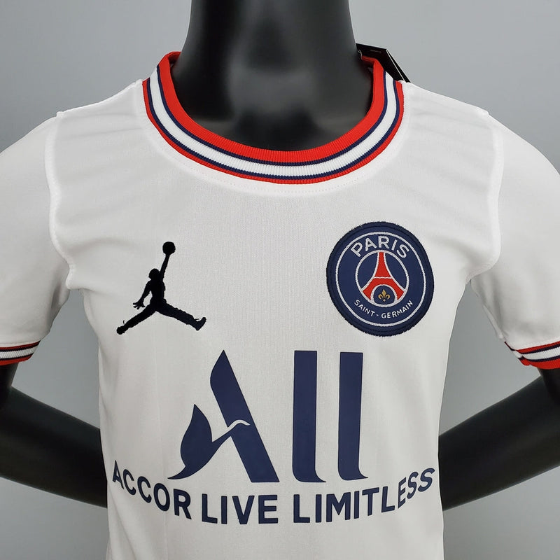 Kit Infantil PSG Fourth 22/23 - Branco