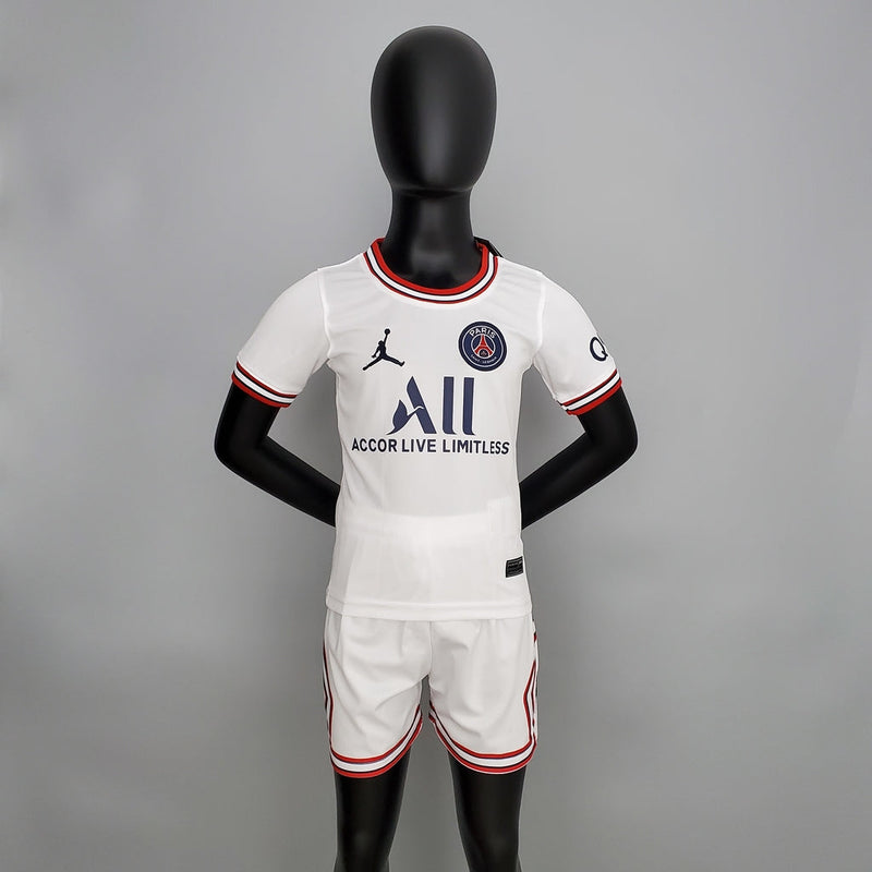 Kit Infantil PSG Fourth 22/23 - Branco