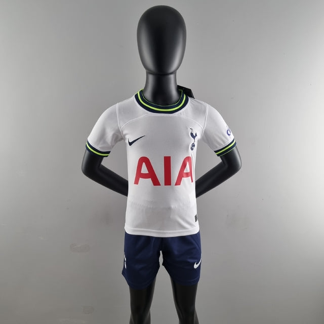 Kit Infantil Tottenham Spurs 22/23 - Branco