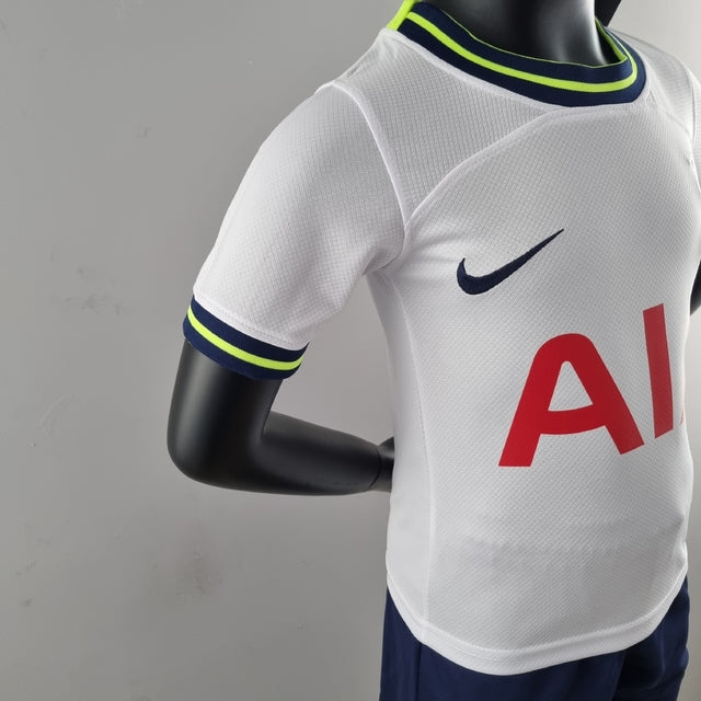 Kit Infantil Tottenham Spurs 22/23 - Branco