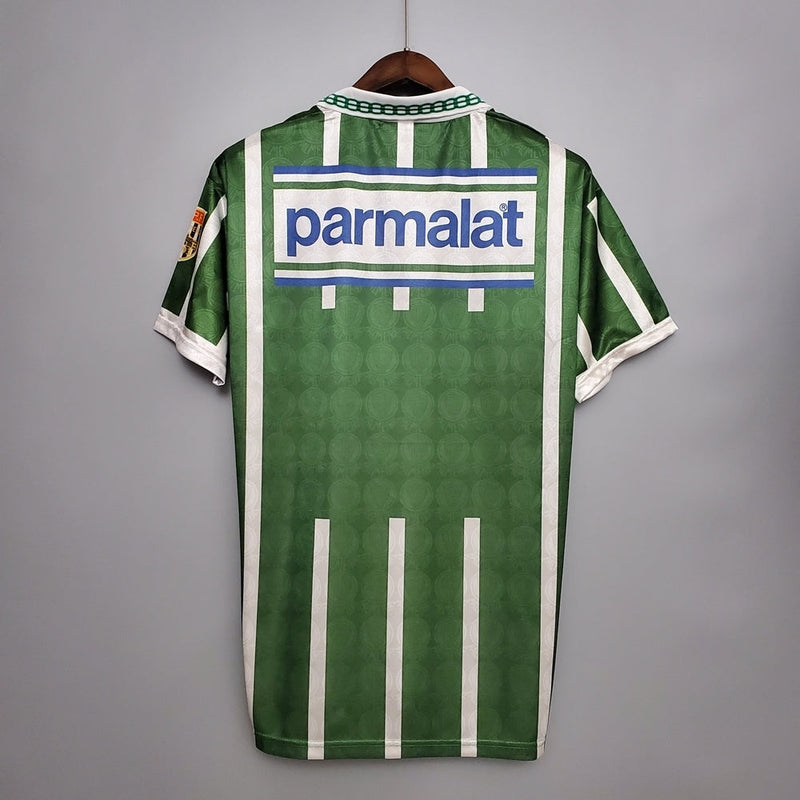 Camisola Palmeiras Retrô 9394 - Rhumell - Verde e Branca